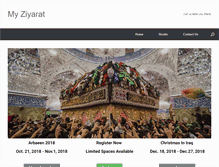 Tablet Screenshot of myziyarat.ca